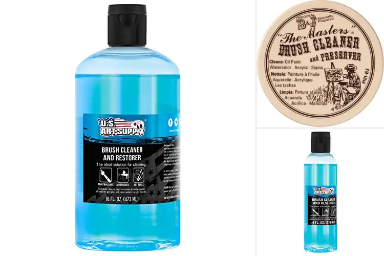 Detailed view of Best Acrylic Paint Cleaners: Keep Brushes Crisp & Clean