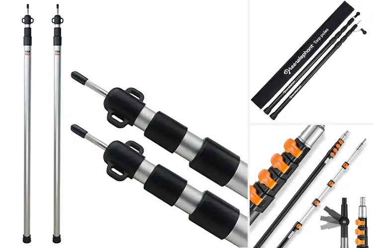 Detailed view of Best Aluminum Telescopic Poles