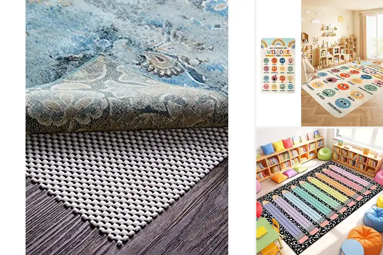 Detailed view of Best Anti Skid Rugs For Classroom Floors