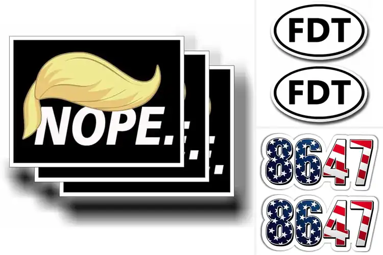 Detailed view of Best Anti Trump Magnetic Signs