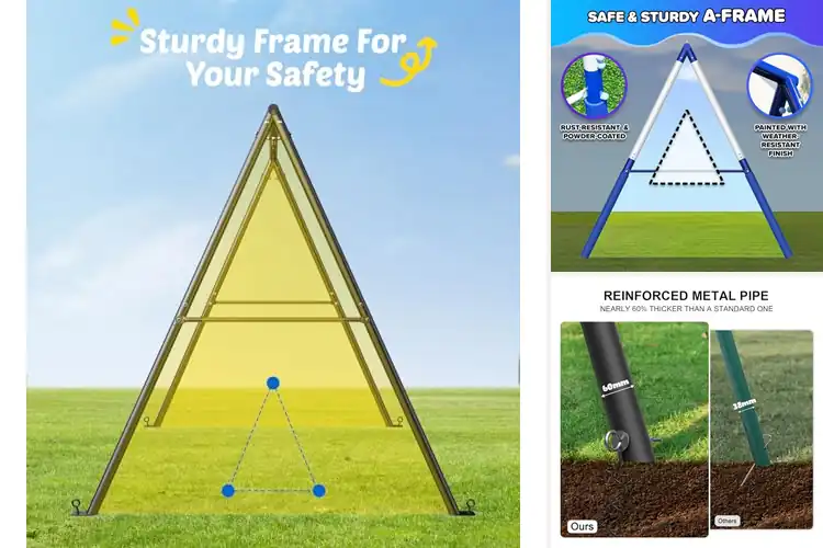 Detailed view of Best Backyard Swings: 10 Top Picks for Family Fun & Laughter