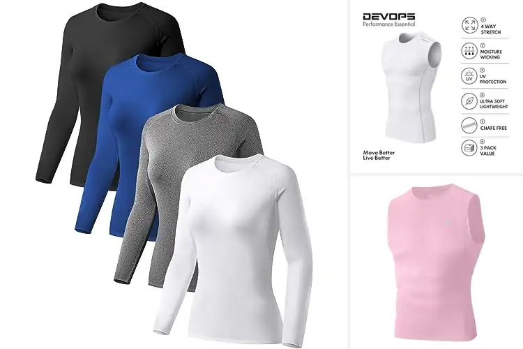 Detailed view of Best Breathable Baselayer Tops