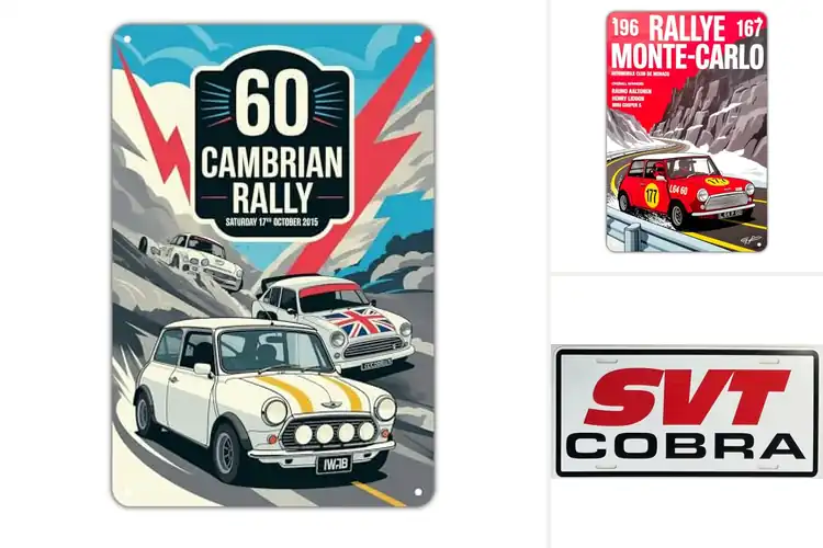 Detailed view of Best Car Rally Signs: Top 10 Picks to Rev Up Your Space
