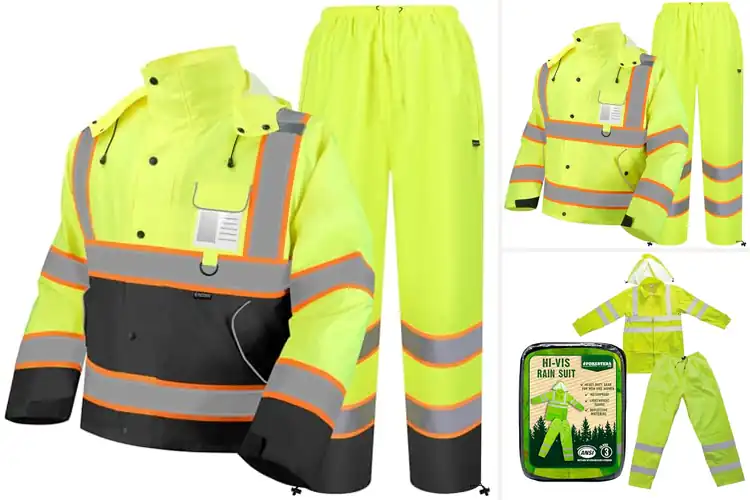 Detailed view of Best Class 3 Rain Gear