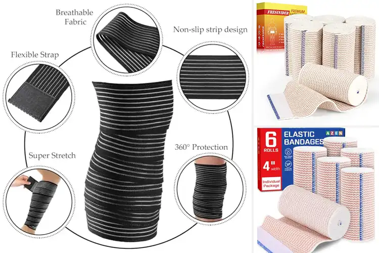 Detailed view of Best Compression Wraps for Lighter, Supported Legs
