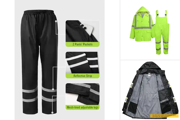 Detailed view of Best Construction Rain Gear