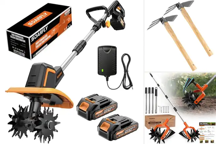 Detailed view of Best Dual Blade Garden Tillers