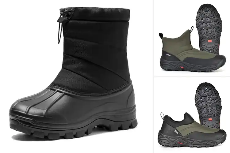 Detailed view of Best Easy On Off Winter Boots