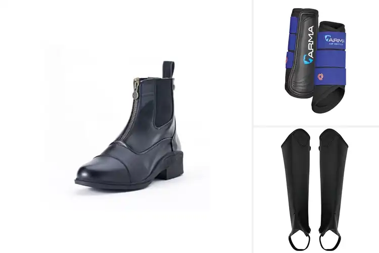 Detailed view of Best Ergonomic Equestrian Boots