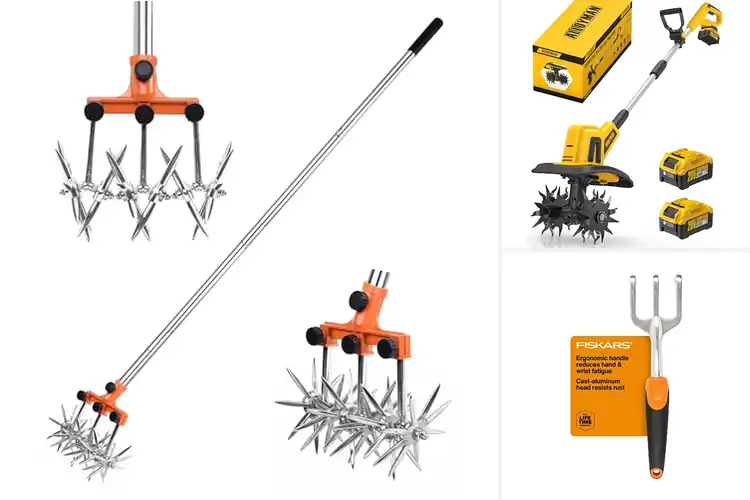 Detailed view of Best Ergonomic Garden Tiller Design