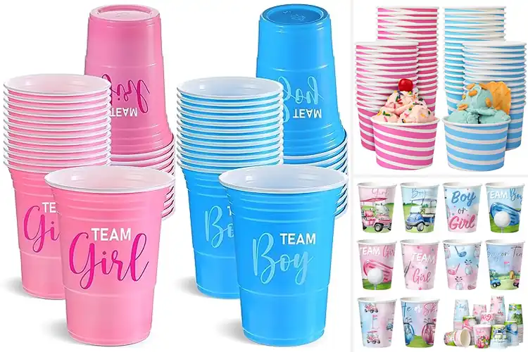 Detailed view of Best Gender Reveal Cups