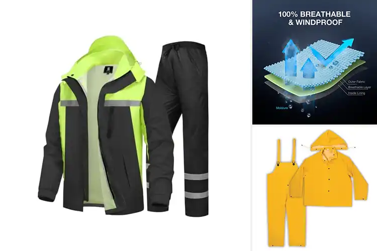 Detailed view of Best Heavy Duty Rain Suit: Stay Dry, Stay Safe
