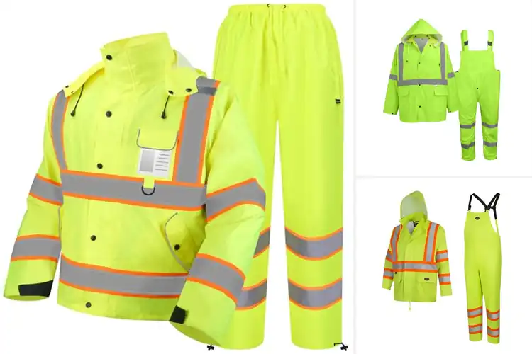 Detailed view of Best Hi-Vis Rain Suit