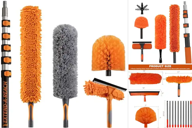 Detailed view of Best High Reach Cleaning Poles