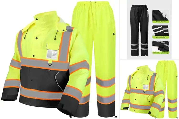 Detailed view of Best High-Visibility Rain Gears