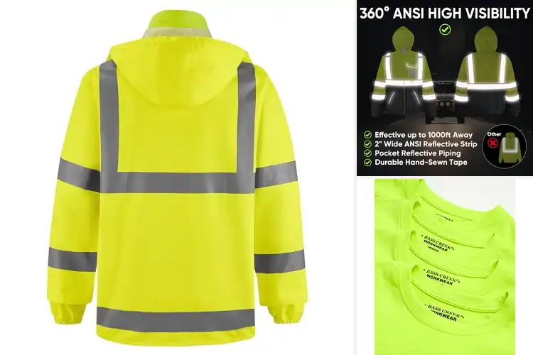 Detailed view of Best High-Visibility Workwears: Stay Safe, Seen & Stylish