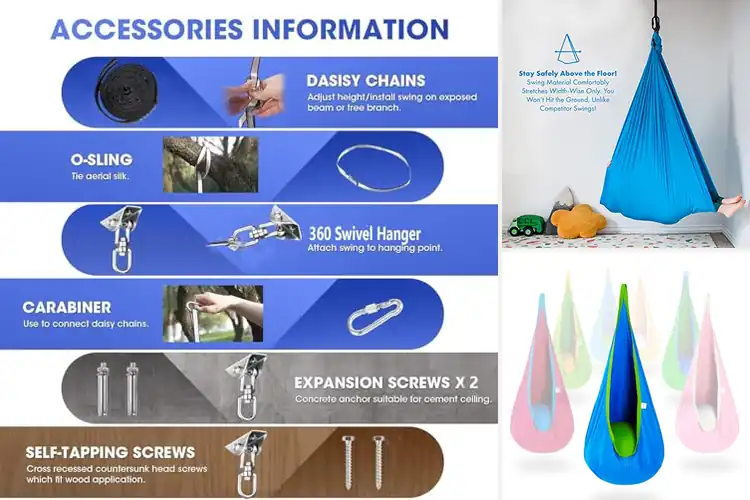 Detailed view of Best Indoor Swings: 10 Cozy Picks for Fun & Calm at Home