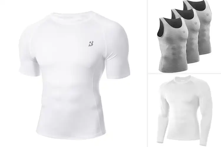 Detailed view of Best Light Compression Undershirts