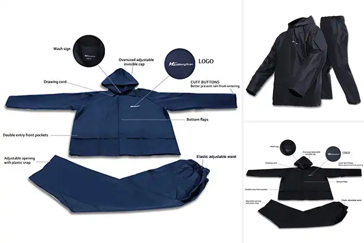 Detailed view of Best Lightweight Rain Suit For All Day Wear