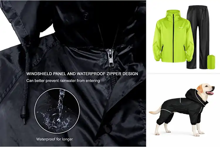 Detailed view of Best Machine Washable Rain Suit