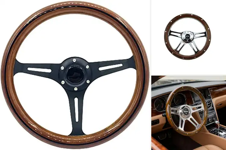 Detailed view of Best Mahogany Steering Wheels