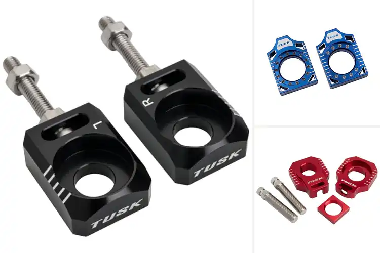 Detailed view of Best Motorcycle Racing Axle Blocks