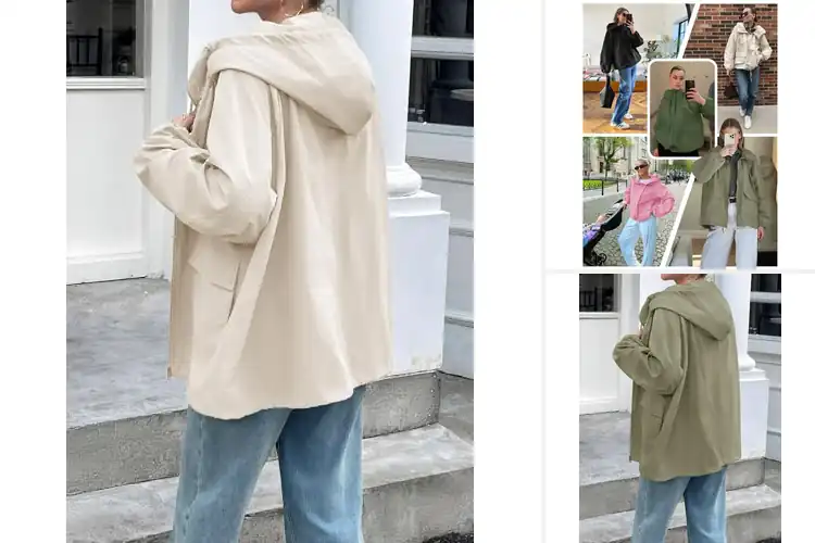 Detailed view of Best Oversized Hood Rain Jackets: Stay Dry, Stay Stylish