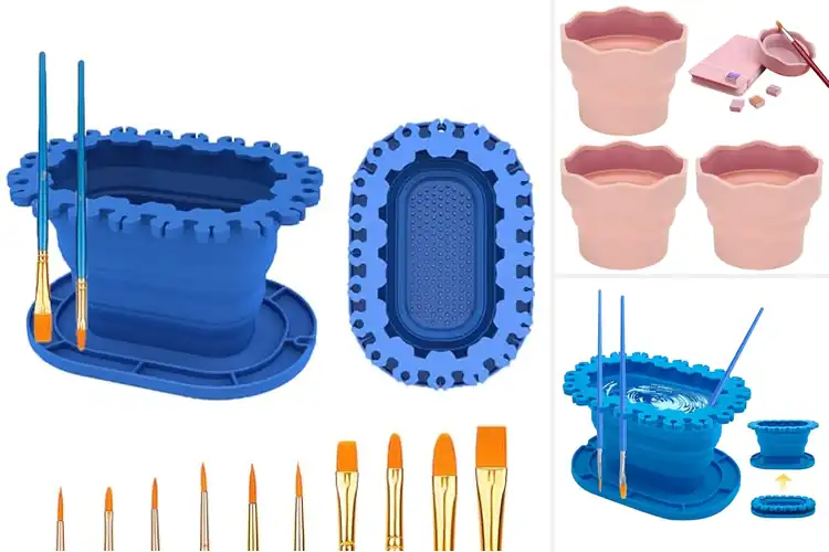 Detailed view of Best Paint Rinse Cups