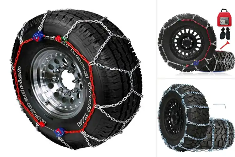 Detailed view of Best Pickup Truck Snow Chains for Safer Winter Driving