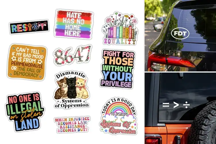 Detailed view of Best Political Car Decals