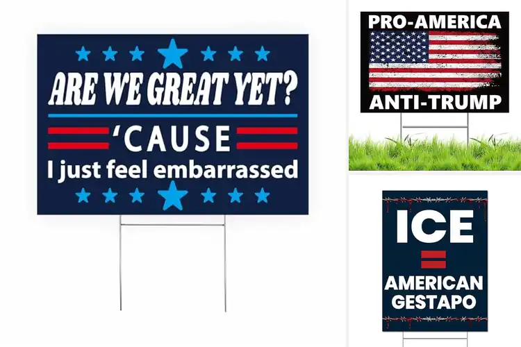 Detailed view of Best Rally Signs