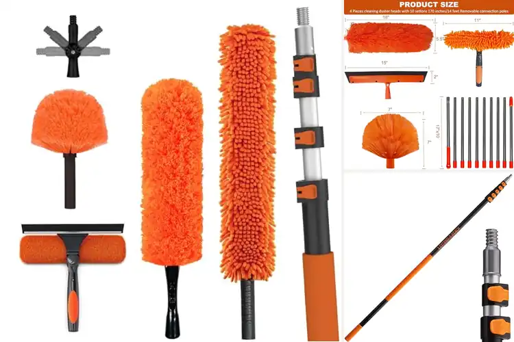 Detailed view of Best Reach Cleaning Poles