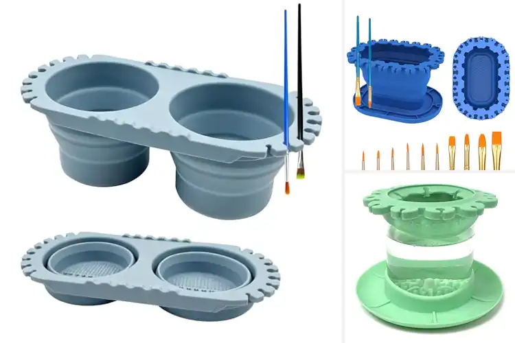 Detailed view of Best Rinse Cups For Acrylic Paint