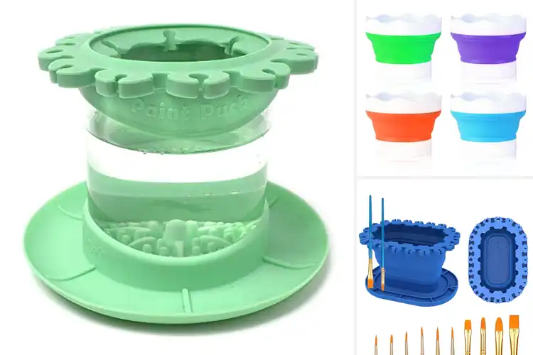 Detailed view of Best Rinse Cups For Painting: Keep Clean, Paint Faster