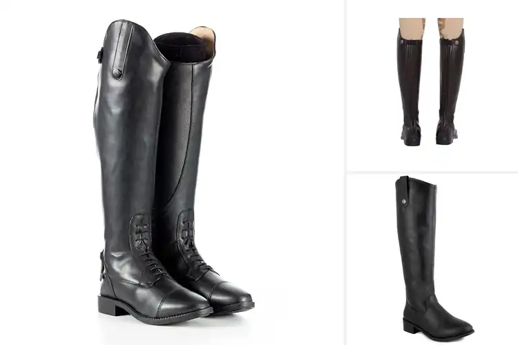 Detailed view of Best Tall Equestrian Boots