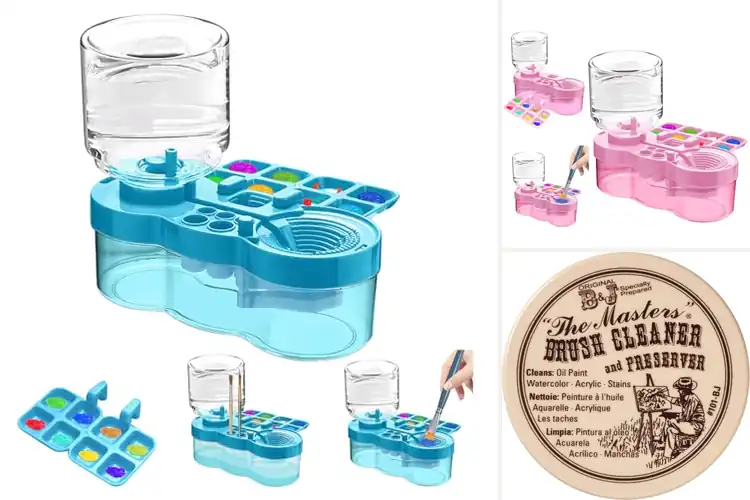 Detailed view of Best Watercolor Paint Cleaners