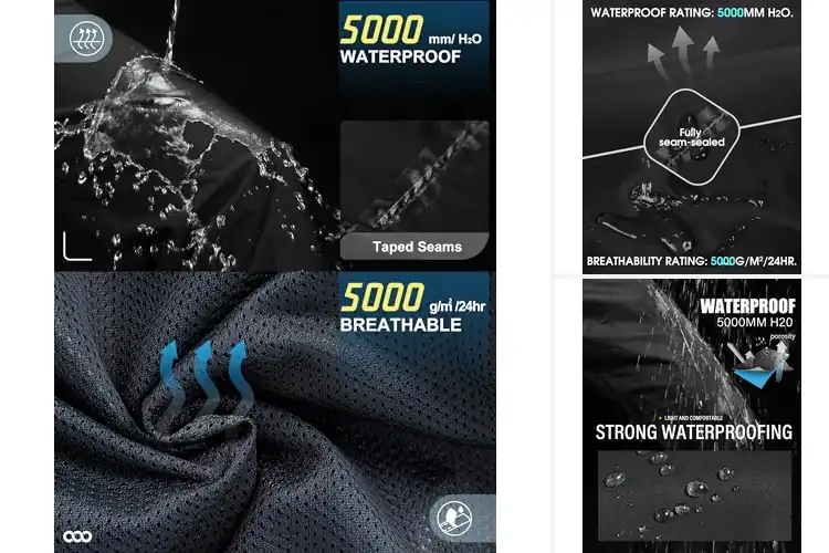 Detailed view of Best Waterproof Rain Pants