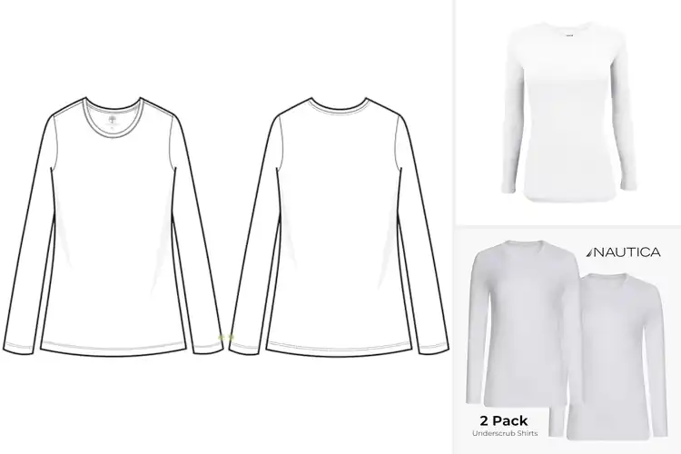 Detailed view of Best White Underscrubs for All‑Day Comfort