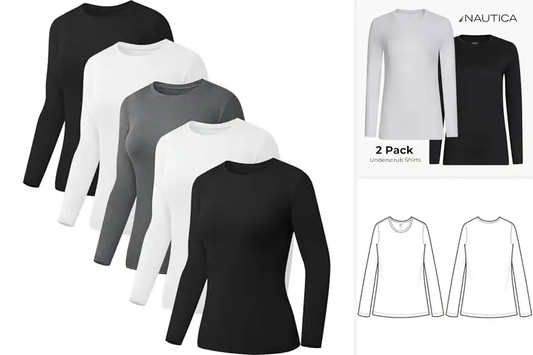 Detailed view of Best Womens Long Sleeve Undershirts