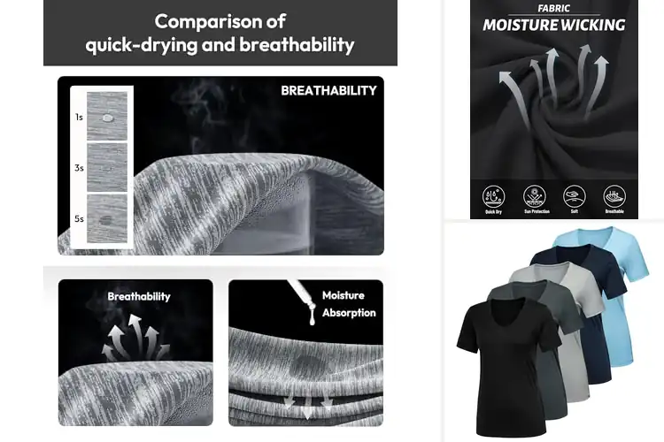 Detailed view of Best Womens Sport Shirts