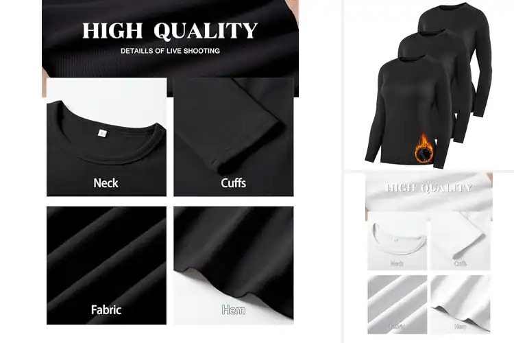 Detailed view of Best Womens Thermal Undershirts: Cozy Comfort for Any Season